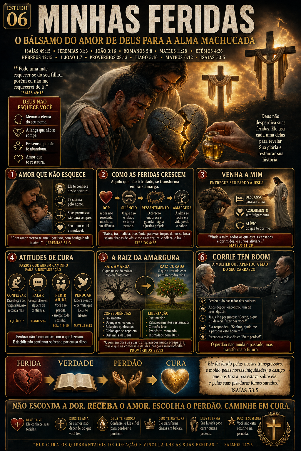 Infográfico Minhas Feridas